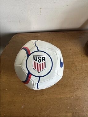 Nike USA Crest White Soccer Ball Size 1 - Official Style